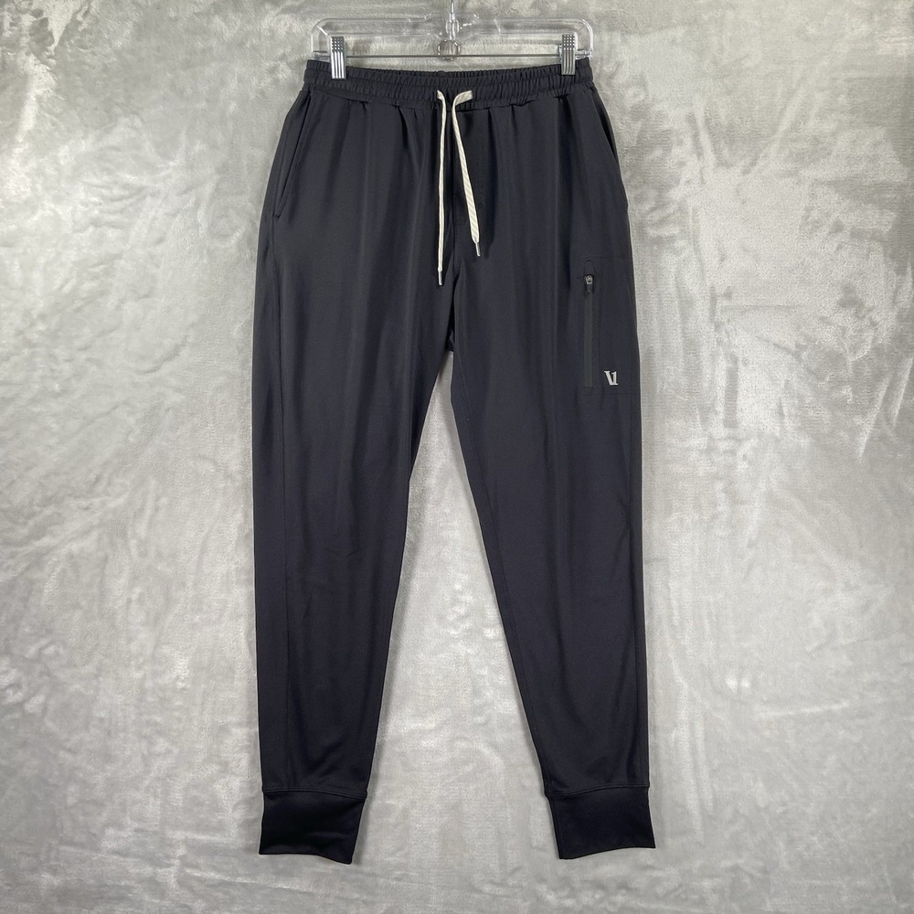 Vuori Pants men's Small 29x28 Sunday Performance Jogger Athletic Tapered Black